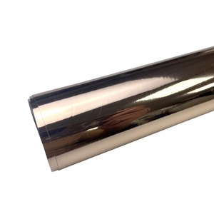 High Frequency Die Cut Metallic Silver Gold Electroplated TPU Film Hot Melt Film For Making Rubber Patch 3D Patch Label - Product Image 2