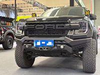 Barre de protection avant tout-terrain en acier au manganèse Taihao avec support de treuil et support de phare pour Ford Ranger Pickup Mod Parts