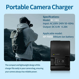 เครื่องชาร์จแบตเตอรี่กล้อง NP-FW50 US UK EU สำหรับ <span class=keywords><strong>Sony</strong></span> <span class=keywords><strong>A5000</strong></span> A5100 A7r A7s A7 A7s สอง A33 A3000 NEX-3N NEX-3F Rx10 Rx10m3 - Product Image 5