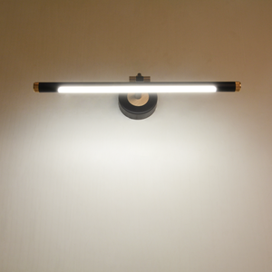 Bathroom IP44 Rated <b>LED</b> <b>Mirror</b> Wall Lamp 3000K/4000K/6000K Color Temp Modern Luxury Black Adjustable Design for Home Hotel Use - Product Image 6
