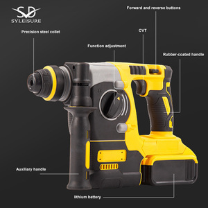 Power Tools Multi-Purpose 800W Brushless <strong>Lithium</strong> Battery Impact <strong>Drill</strong> Hammer Dual-Purpose Electric <strong>Drill</strong> 21V Drilling - Product Image 3
