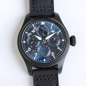 Montres mécaniques de haute qualité ; Montres tendance et très vendues ; Montres au design complexe ; Montres noires avec cadrans bleus. - Product Image 1