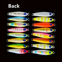Señuelo de Pesca MISTER JIGGING, Señuelo Metálico para Pesca, Fabricación de Señuelos de Plomo 3D para Pesca Costera, Jigs Lentos Cromados, Jig Metálico Lento de 40g
