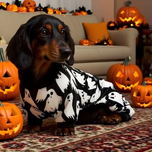 Luxus bekleidung für kleine bis mittlere Haustiere wie Teddy und Pommern, Halloween <span class=keywords><strong>Pet</strong></span> (Hund und Katze) Pyjamas - Product Image 5