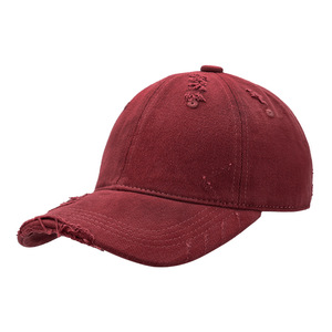 Cappellino da papà Youngsoul BSCI, prodotto da un'azienda certificata, vintage, sportivo, a 6 pannelli, in denim distressed, tinta unita, non strutturato, unisex, colore oro comune. - Product Image 4