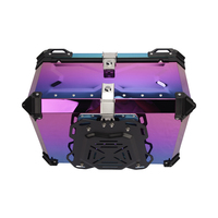 Motorrad Aufbewahrung sbox Pizza Liefer box 45L 55L 65L 80L 85L 100L Farbige Titan Aluminium legierung Box