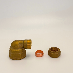 שרוול נחושת חיבור מהיר הסיטונאי 15 מ "מ 22 מ" מ 28 מ "מ חצי אינץ 90 ממתכת צינור פליז נקבה הולם - Product Image 3