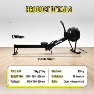 OKPRO Factory Direct Wholesale Air <strong>Rowing</strong> <strong>Machine</strong> Professional Bodybuilding Commercial <strong>Rowing</strong> <strong>Machine</strong> - Product Image 3