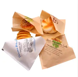 Brotta schen Chinesische Hamburger Butter Papiertüte Gebratenes Huhn