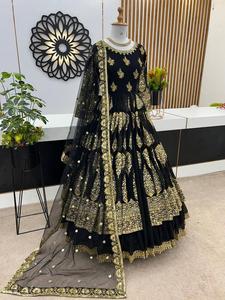 เปิดตัวชุดปาร์ตี้ดีไซเนอร์ใหม่ดูสไตล์แฟนซีชุดพิมพ์ดิจิตอลดูปัตตาด้านล่างชุดคุณภาพระดับพรีเมียมที่สวยงาม - Product Image 4