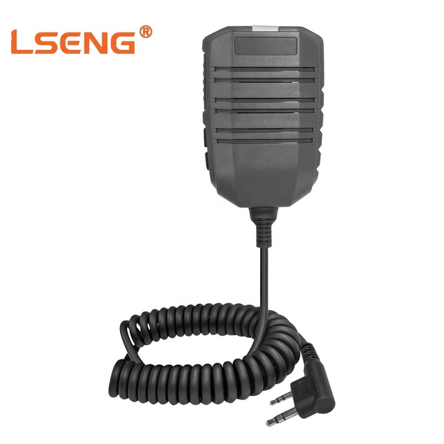 LSENG Handheld Remote Speaker Microphone IP67 Waterproof 1000mAh Battery (Over 10 Hours) ENC Noise Cancellation Compatible