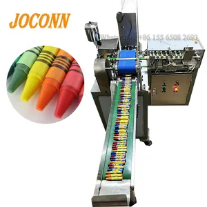 durable pencil labeling machine wax crayon wrapping machine drawing crayons labeling machine