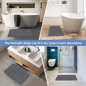 Индивидуальный дизайн, Быстросохнущий диатомовый коврик для ванной комнаты, диатомитовый коврик для ванной, каменный коврик для ванной - Product Image 4