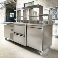 Lanxin Barre à eau Console de travail Plus bar Machine à glace tout-en-un Boutique commerciale de thé au lait Petit Cube à glace automatique