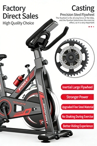 Bicicleta de Spinning Profesional Silenciosa para Gimnasio en Casa, Equipo de Ejercicio con Freno de Fricción para Entrenamiento de Resistencia y Desarrollo Muscular - Product Image 6