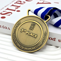 Alliage de zinc durable personnalisé émail souple or métal antique Judo Taekwondo karaté course à pied natation cyclisme sport médailles pour