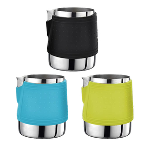 350ml 600ml Stainless Steel Eco-Friendly Durable Espresso Innovative Crocodile Cylinder Handleless milk frothing Pitcher - Product Image 1