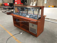 Offre Spéciale Réfrigérateur Congélateur Réfrigérateur Comptoir à Salade Table de Préparation de Sandwich Équipement de Restauration pour Buffet Restaurant