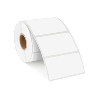 Étiquettes autocollantes thermiques auto-adhésives avec Logo d'impression personnalisé, rouleau d'emballage par Sublimation, en vinyle blanc blanc blanc blanc vierge, pièces
