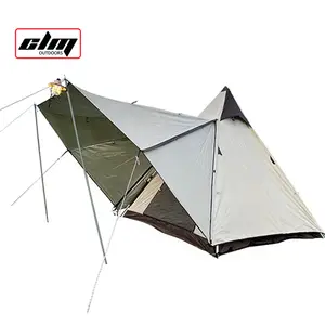 CLM Hot Style Outdoor Camping tenda indiana per più persone con parasole impermeabile automatico a doppio strato