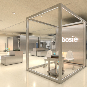 Présentoirs de vêtements pour magasins de détail modernes personnalisés pour un design de décoration élégant et autoportant pour un attrait visuel - Product Image 4