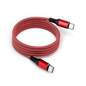 สายแบบพันรอบตัวเองด้วยแม่เหล็ก3FT ชนิด C ถึง C สายถักหลายสาย3A สายเคเบิลขนาด60วัตต์ USB-C สำหรับ iPhone 16 17สำหรับสมาร์ท<span class=keywords><strong>โฟน</strong></span><span class=keywords><strong>ทุก</strong></span><span class=keywords><strong>รุ่น</strong></span> - Product Image 5