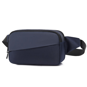 Waterproof Nylon Fanny Pack Man's <b>Chest</b> Bag with Removable Straps Multi-functional Fanny Fashion Pack Bag - Product Image 1