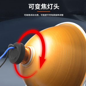 Lampe frontale Jujingyang 400W Xénon à focalisation réglable pour la pêche et les activités de plein air - Product Image 2