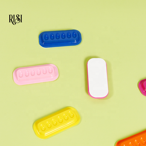RISI monouso in plastica per Extension per ciglia Pallet vassoio porta colla per ciglia autoadesiva per colla per ciglia tazza - Product Image 1