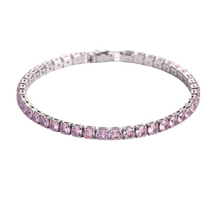 Bracelet PFT Hip-hop transfrontalier en or <span class=keywords><strong>et</strong></span> zircon pour hommes <span class=keywords><strong>et</strong></span> femmes – Chaîne tendance <span class=keywords><strong>et</strong></span> simple, accessoire très prisé - Product Image 5