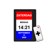 Pros 7 Inci Jam Digital Kalender Hari Bingkai Foto Obat Pengingat Jam Dementia Tidak Diperpendek Hari Bulan Jam Alarm