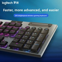 Clavier de jeu mécanique sans fil Logitech G915X en aluminium PBT, programmable, pleine taille, pour e-sport, RGB, à profil bas, fin, trois modes