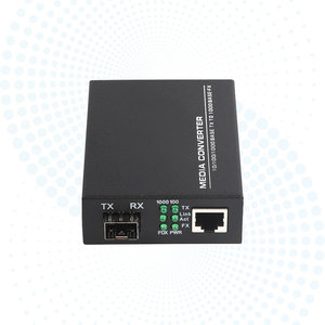 Convertisseur de média Inficomo Gigabit 1*SFP Fibre Optique vers 1*RJ45 10/100/1000Mbps de Qualité Fiable pour FTTN CCTV Certifié RoHS CE - Product Image 1