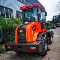 Chargeuse sur pneus compacte 4x4 fiable 915/ZL15, diesel, 1,5 tonne, moteur hydraulique frontal, pour travaux de terrassement et manutention de matériaux, certifiée CE