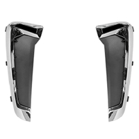 Accesorios para Auto, Kit de Carrocería para Parachoques Delantero, Placa Lateral Plateada/Negra para BMW Serie X6 F16 Modificado a X6M 2014-2019