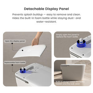 <span class=keywords><strong>Toilette</strong></span> intelligente pour salles de bain modernes avec fonction de chasse d'eau en cas de panne de courant - Product Image 2