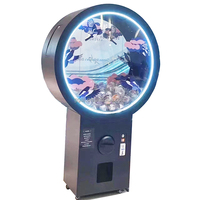 Vente chaude 100MM boules d'acier distributeur automatique grande Capsule pièce-payée Gumball Machine Capsules distributeur automatique pour location