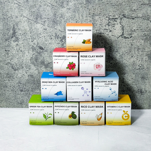 Bliw nhãn hiệu riêng biểu tượng tùy chỉnh bán buôn 100% tự nhiên và hữu cơ làm trắng làm sạch sâu Rose Avocado trà xanh Mặt nạ đất sét - Product Image 2