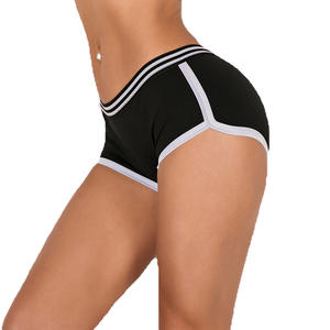 Women's High <b>Waist</b> Butt Lift Sports Shorts <b>Elastic</b> <b>Waist</b> High Stretch Breathable Yoga Fitness Running Athletic Tights Colored - Product Image 5