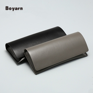 Étuis à lunettes de soleil magnétiques en cuir PU unisexe de forme de mode rectangulaire avec logo personnalisé 180x77x32mm boîte d'emballage - Product Image 4