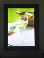 Cadres d'affiches muraux en aluminium pour la publicité en forme de rectangle