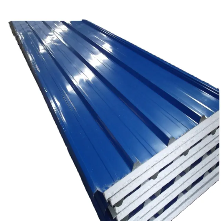 PU Sandwich Roof Panel Insulated Galvalume Steel Sandwich Roof Panel