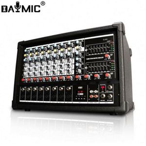 Console de mixage numérique OEM 6, 8, 10, 12 canaux, son audio professionnel avec amplificateur de puissance, boîte d'amplification pour DJ, maison, KTV, spectacle - Product Image 6