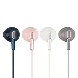 LD-200 Custom Logo Wired Earphones 3.5 MM High Bass In Ear Headphones Earbuds With Mic For Iph 5 6 7 8 Huawe Samsun