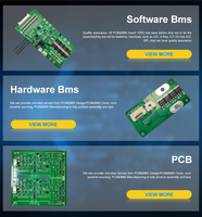 KLS BMS PCBA Modelo KLS-BMS-010 para Paquete de Baterías de Litio 48V 100A con Función de Equilibrio
