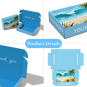 Cajas de Envío de Papel Corrugado Reciclable con Logotipo Personalizado, MOQ Bajo, para Pequeñas Empresas - Product Image 3