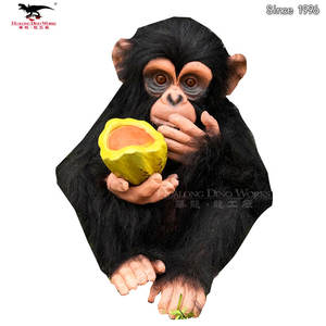 Modello animale simulato a grandezza naturale Animatronic scimpanzé per la decorazione del centro commerciale dello Zoo del parco della giungla - Product Image 6
