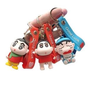 Meilleure Vente Porte-clés 3D Dessin Animé Mignon <span class=keywords><strong>Ninja</strong></span> <span class=keywords><strong>Marvel</strong></span> Spider-Man Shin-chan Poupée Pendentif Portable pour Voiture Sac Cadeau - Product Image 3