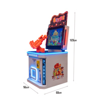 Fourniture directe d'usine 1 an à jetons Starlight Baby Sreen Jeux de tir vidéo Métal Plastique pour l'amusement des enfants