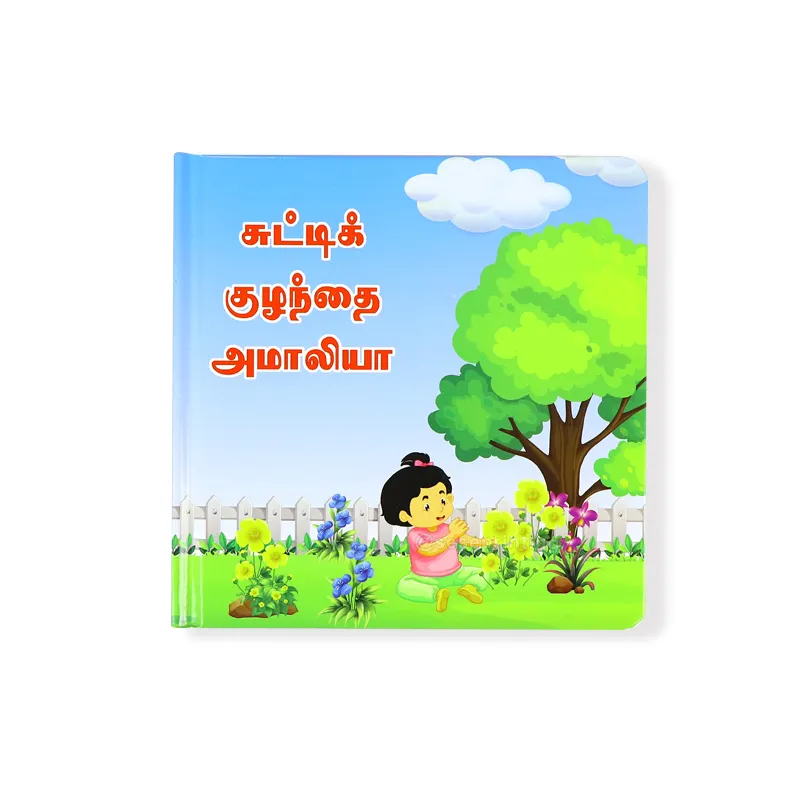Kitaplar için uygun fiyatlı yazıcı özel tam renkli resimli kitap ciltli hikaye çocuk karton kitap baskı